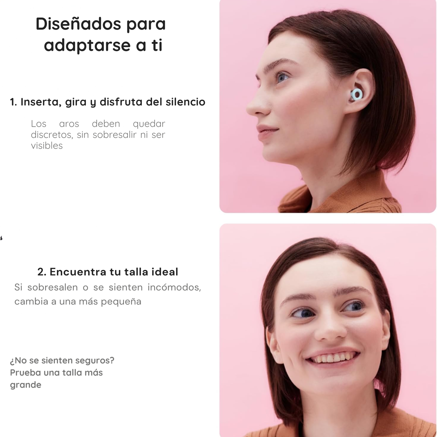 Tapones para los Oídos Reutilizables – Ultra Cómodos, 28 dB de Reducción de Ruido